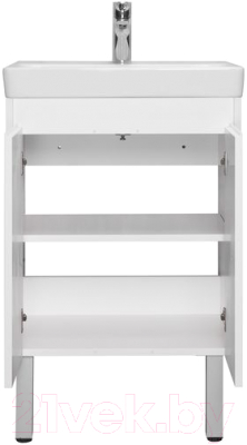 Тумба под умывальник Акватон Сканди Doors 55 / 1A278801SD010 (белый)