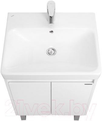 Тумба под умывальник Акватон Сканди Doors 55 / 1A278801SD010 (белый)
