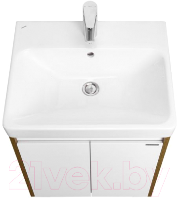 Тумба с умывальником Акватон Сканди Doors 55 1A2788K0SDZ90 (белый/дуб рустикальный)