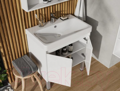 Тумба под умывальник Акватон Сканди Doors 70 / 1A278901SD010 (белый)