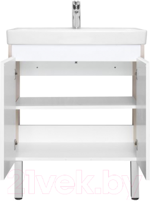 Тумба с умывальником Акватон Сканди Doors 70 1A2789K0SDB20 (белый/дуб верона)