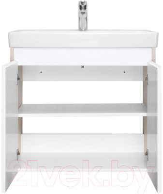 Тумба с умывальником Акватон Сканди Doors 70 1A2789K0SDB20 (белый/дуб верона)