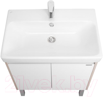 Тумба с умывальником Акватон Сканди Doors 70 1A2789K0SDB20 (белый/дуб верона)