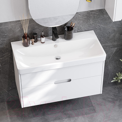 Тумба с умывальником Акватон Оливия 90 (1A2544K0OL010)