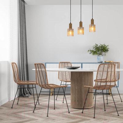 Потолочный светильник ESCADA 10189/3S (латунь)