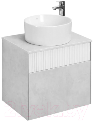 Тумба с умывальником Акватон Марбл Слэйт 60 / 1A2761K2MH4C0 - фото