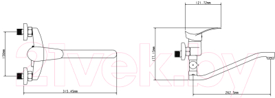 Смеситель Ekko E21014