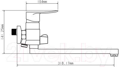 Смеситель Ekko E22101