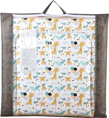 Пеленальный матрас Polini Kids Жирафик на комод 77x72 / 0002729