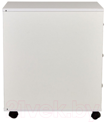 Тумба Polini Kids Mirum с ящиками на колесах 40x55 / 0002740.9 (белый)