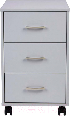 Тумба Polini Kids Mirum с ящиками на колесах 40x55 / 0002740.42 (серый)