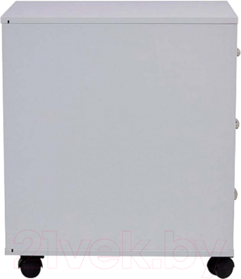 Тумба Polini Kids Mirum с ящиками на колесах 40x55 / 0002740.42 (серый)