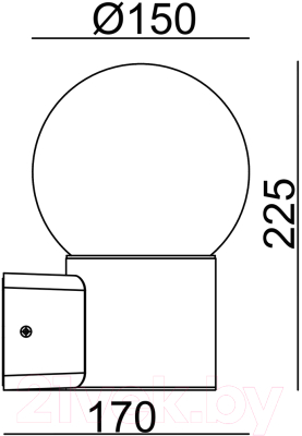 Бра уличное ESCADA 30001W/01