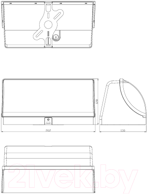 Бра уличное ESCADA 30002W/01LED 