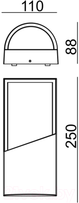 Бра уличное ESCADA 30004W/01