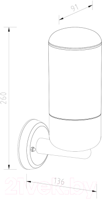 Бра уличное ESCADA 30005W/01