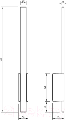 Бра уличное ESCADA 30009W/01LED