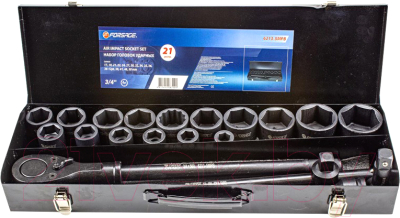 Универсальный набор инструментов Forsage Profi F-6213-5MPB - фото