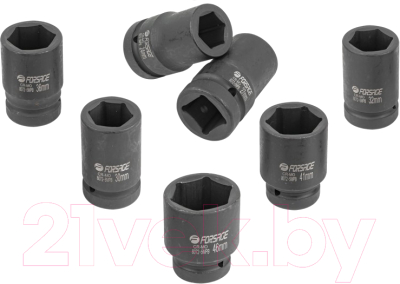 Набор головок слесарных Forsage F-8072-5MPB - фото