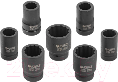 Набор головок слесарных Forsage F-8072-9MPB - фото