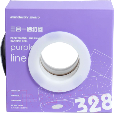 Шлифлента Sandwox Purple 70мм/12м / 328.070.600