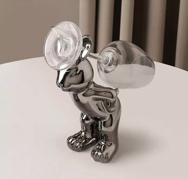 Подставка для бокалов Merry Bear Home Decor Хмельной кролик / 30000819 - фото