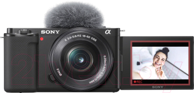 Беззеркальный фотоаппарат Sony ZV-E10 kit 16-50мм / ZV-E10L