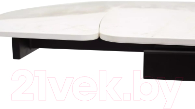 Обеденный стол M-City Rivoli 140 Gloss / 614M04289 (Luxury Pandora Solid Ceramic/Black)