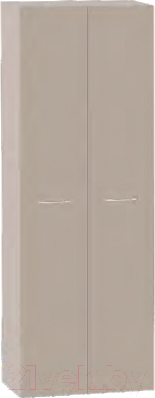 Шкаф Мебельград Джерси 2-х дверный (капучино) - фото
