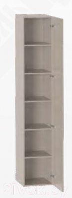 Шкаф-пенал Мебельград Джерси 1 дверный (капучино)