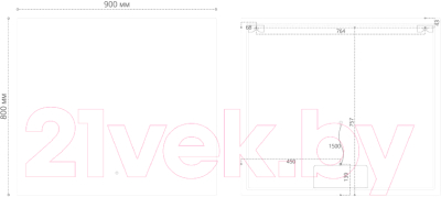 Зеркало Grossman Pragma-норма LED / 189080