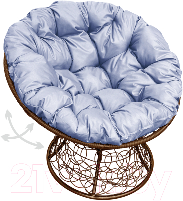 Кресло садовое M-Group Папасан пружинка / 12050209 - фото