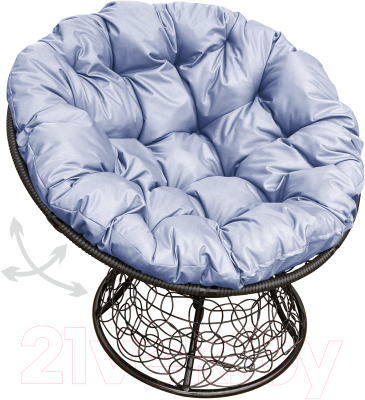 Кресло садовое M-Group Папасан пружинка / 12050409 - фото