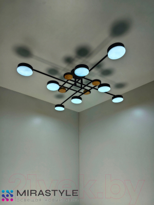 Потолочный светильник Mirastyle SX-N-8996/8 BK