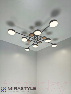 Потолочный светильник Mirastyle SX-N-8996/8 BK
