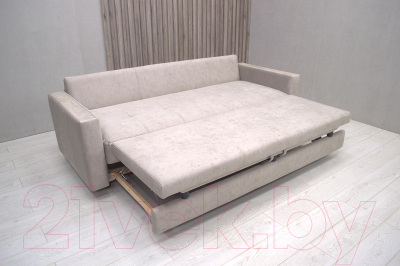 Диван Петрамебель Верона комфорт (велюр серо-бежевый лорд мист/микс 1)