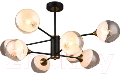 Потолочный светильник Mirastyle SX-N-7224/8 BK+COP - фото