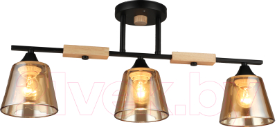 Потолочный светильник Mirastyle SX-N-9202/3 BK - фото