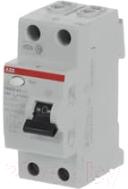 Устройство защитного отключения ABB FH202 AC-63/0.03 2P 63А / 2CSF202002R1630 - фото