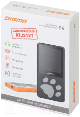 MP3-плеер Digma S4 8GB