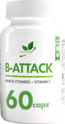 Комплексная пищевая добавка NaturalSupp Б-аттак - фото