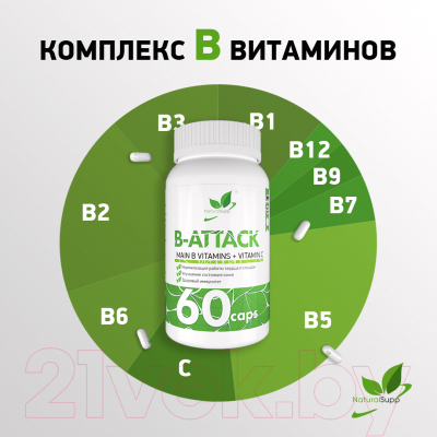 Комплексная пищевая добавка NaturalSupp Б-аттак