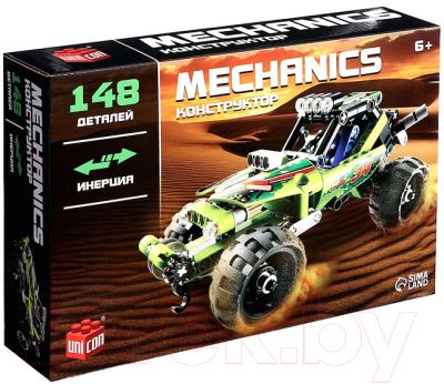 Конструктор инерционный Unicon Джип-ралли / 9321792 - фото