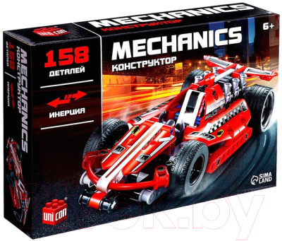 Конструктор инерционный Unicon Спорткар / 9321795 - фото