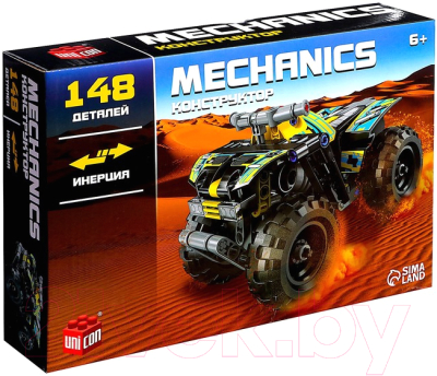 Конструктор инерционный Unicon Квадроцикл / 9321797 - фото