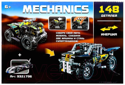 Конструктор инерционный Unicon Квадроцикл / 9321797