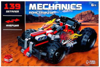 Конструктор инерционный Unicon Гончный джип / 9321802