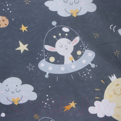 Комплект постельный для малышей Крошка Я Полет в космос / 9694306