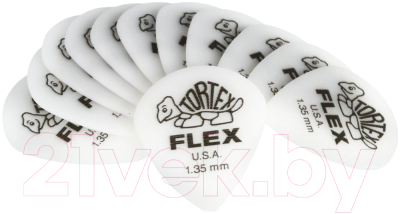 Набор медиаторов Dunlop Manufacturing 466P1.35 Tortex Flex Jazz III XL - фото