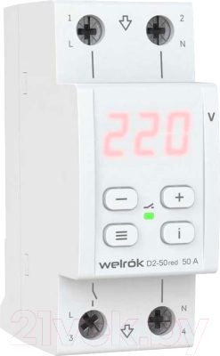 Реле напряжения Welrok D2-50 - фото